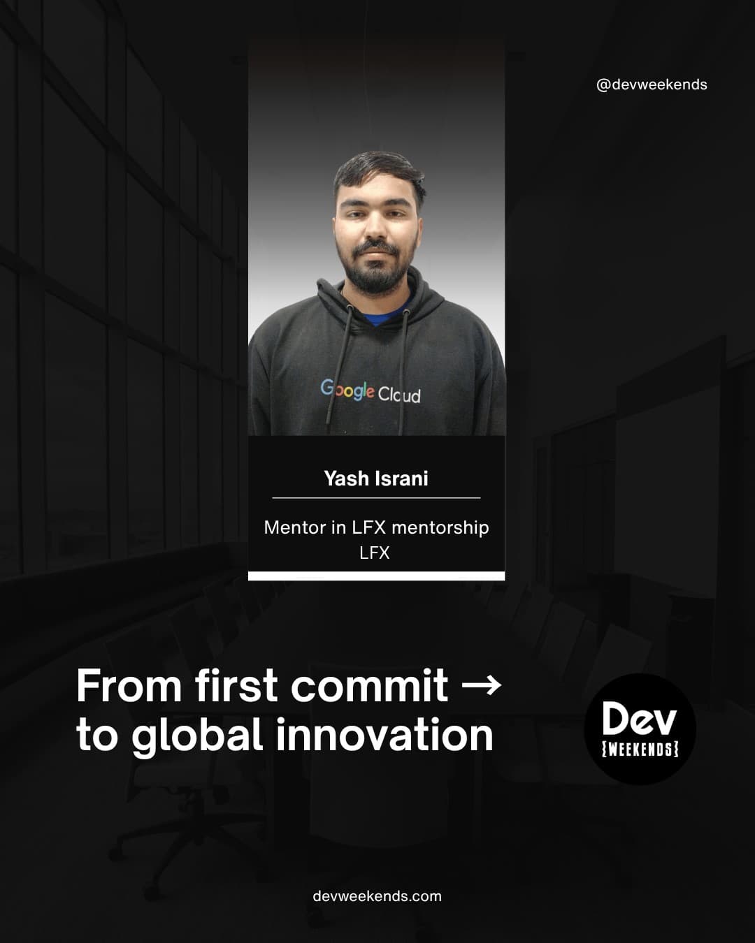 Yash Israni, mentor at LFX Mentorship 2026